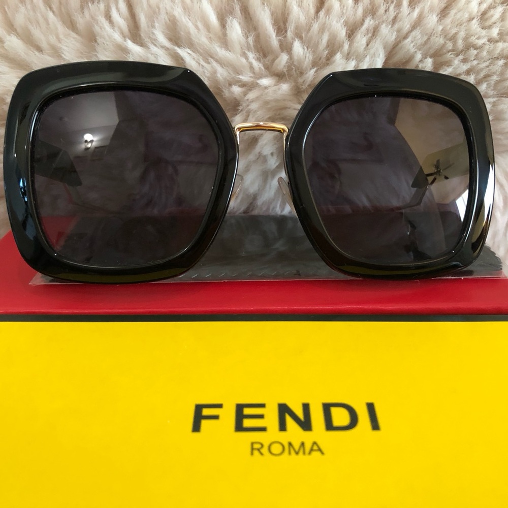 Fendi Roma oversized sunglasses.